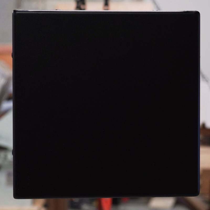 Aluminum plate-black finish